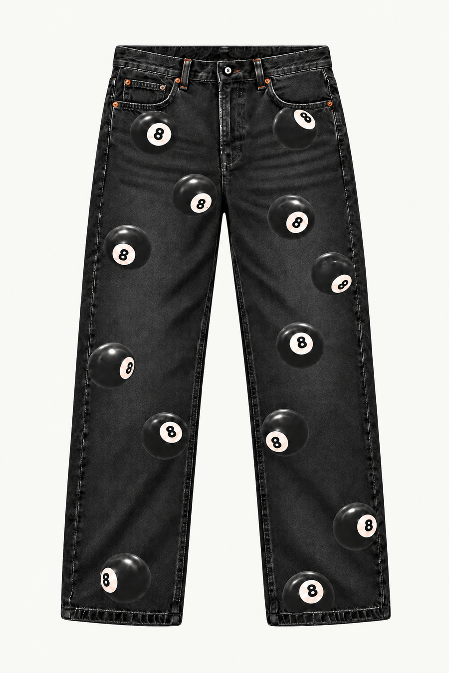 The Eight Jean / Washed Onyx